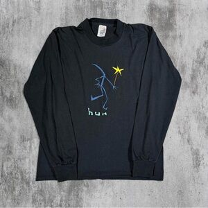 VTG 1998 Fruit Of The Loom Hum DiH Tour Black Long Sleeve Band Tee Men's Large